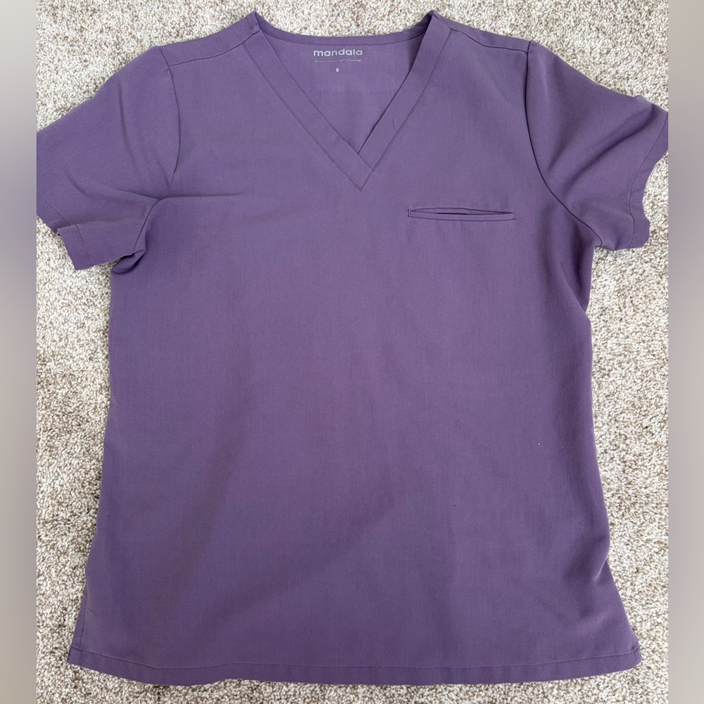 Mandala One- Pocket Scrub Top